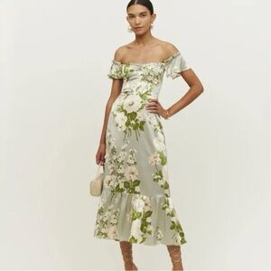 Reformation Sianna Silk Dress - **Worn once**